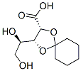 Structure of 2 3-O-CYCLOHEXYLIDENE-D-RIBONIC ACID