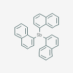 Structure of ANTIMONY tri-α-NAPHTHYL