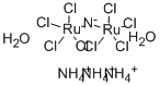 Structure of Ammonium-nitrido-octachlorodiaquodiruthenate(IV)