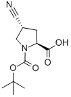 Structure of N-BOC-TRANS-4-CYANO-L-PROLINE