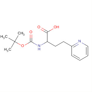 Structure of 4-Pyridinebutanoic acid, a-[[(1,1-dimethylethoxy)carbonyl]amino]-