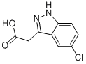 Structure of 5-CHLORO-1H-INDAZOLE-3-CARBOXYLIC ACID