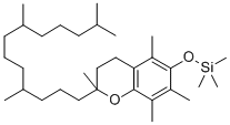 Structure of (dl-a-tocopheroloxy)trimethylsilane,tech-90