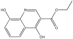 Chemical structure of ethyl 8-hydroxy-4-oxo-1H-quinoline-3-carboxylate