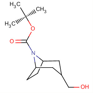 8-Azabicyclo[3.2.1]octane-8-carboxylic acid, 3-(hydroxymethyl)-,1,1-dimethylethyl ester, (3-endo)-结构式