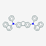 Structure of 2-n,7-n-dinaphthalen-1-yl-2-n,7-n-diphenyl-9h-fluorene-2,7-diamine