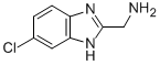 Structure of (6-CHLORO-1H-BENZO[D]IMIDAZOL-2-YL)METHANAMINE