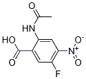 Benzoic acid, 2-(acetylaMino)-5-fluoro-4-nitro-结构式