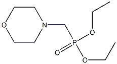 Phosphonic acid, (4-morpholinylmethyl)-, diethyl ester结构式