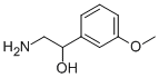 Structure of 2-amino-1-(3-methoxyphenyl)ethanol