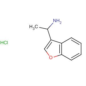 Structure of 3-Benzofuranethanamine, hydrochloride