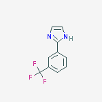 1H-Imidazole, 2-[3-(trifluoromethyl)phenyl]结构式