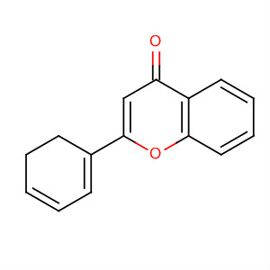 Structure of 4H-1-Benzopyran-4-one, 2,3-dihydro-2-phenyl-, (2R)-
