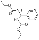 Structure of DIETHYL N,N-(3-PYRIDYLMETHYLENE)BIS(CARBAMATE)