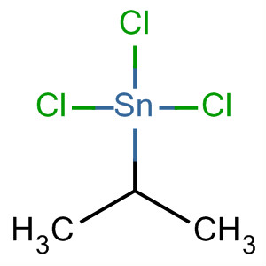 Stannane, trichloro(1-methylethyl)-结构式