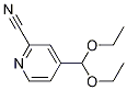 4-(二乙氧基甲基)-2-吡啶甲腈结构式