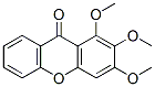 Structure of 1,2,3-Trimethoxyxanthone