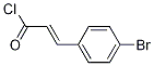 2-Propenoyl chloride, 3-(4-bromophenyl)-结构式