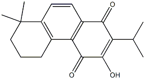 Structure of 5,6,7,8-Tetrahydro-3-hydroxy-2-isopropyl-8,8-dimethyl-1,4-phenanthrenedione