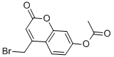 Structure of 7-ACETOXY-4-BROMOMETHYLCOUMARIN