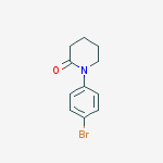 Structure of 1-(4-BROMO-PHENYL)-PIPERIDIN-2-ONE