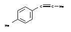 Structure of Benzene, 1-Methyl-4-(1-Propyn-1-Yl)-