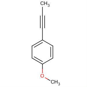 Benzene, 1-methoxy-4-(1-propynyl)-结构式