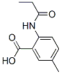 BENZOIC ACID 5-METHYL-2-[(1-OXOPROPYL)AMINO]-结构式