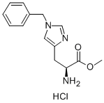 Structure of 1-Phenylmethyl-L-histidine methyl ester monohydrochloride