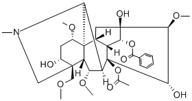 Structure of Mesaconitine