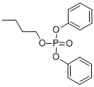 Structure of butyl diphenyl phosphate