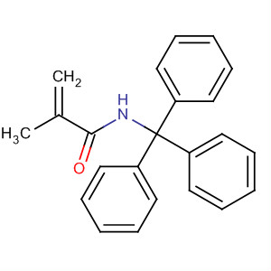 Structure of 2-Propenamide, 2-methyl-N-(triphenylmethyl)-
