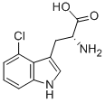 Structure of 4-CHLORO-D-TRYPTOPHAN