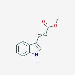 INDOLE-3-ACRYLIC ACID METHYL ESTER结构式
