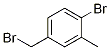 Structure of 1-Bromo-4-(bromomethyl)-2-methylbenzene