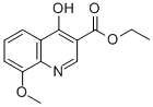Structure of 4-HYDROXY-8-METHOXY-QUINOLINE-3-CARBOXYLIC ACID ETHYL ESTER