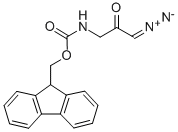 Structure of N-ALPHA-(9-FLUORENYLMETHYLOXYCARBONYL)-GLYCINYL-DIAZOMETHANE