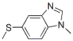 Structure of 1H-Benzimidazole,1-methyl-5-(methylthio)-