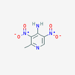 2-methyl-3,5-dinitropyridin-4-amine结构式