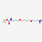 Structure of 1-(tert-Butyloxycarbonyl-amino)-4,9-dioxa-12-dodecanamine, liq.
