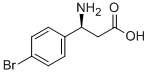 Structure of (S)-3-Amino-3-(4-bromophenyl)propionic acid