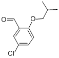 Structure of 5-CHLORO-2-ISOBUTOXYBENZALDEHYDE