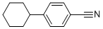 Structure of BENZONITRILE, 4-CYCLOHEXYL-