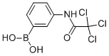 Structure of 3-(2,2,2-TRICHLOROACETAMIDO)BENZENEBORONIC ACID