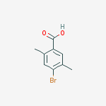 Chemical structure of 4-BROMO-2,5-DIMETHYLBENZOIC ACID