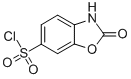 Structure of 2,3-dihydro-2-oxobenzoxazole-6-sulphonyl chloride