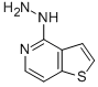 Structure of 4-HYDRAZINOTHIENO[3,2-C]PYRIDINE