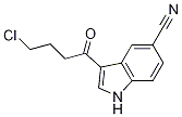 Structure of 3-(4-Chlorobutanoyl)-1H-indole-5-carbonitrile