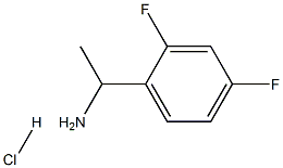 Structure of 1-(2,4-Difluorophenyl)ethanaMine  hydrochloride