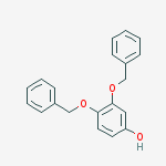 Phenol, 3,4-bis(phenylmethoxy)-结构式